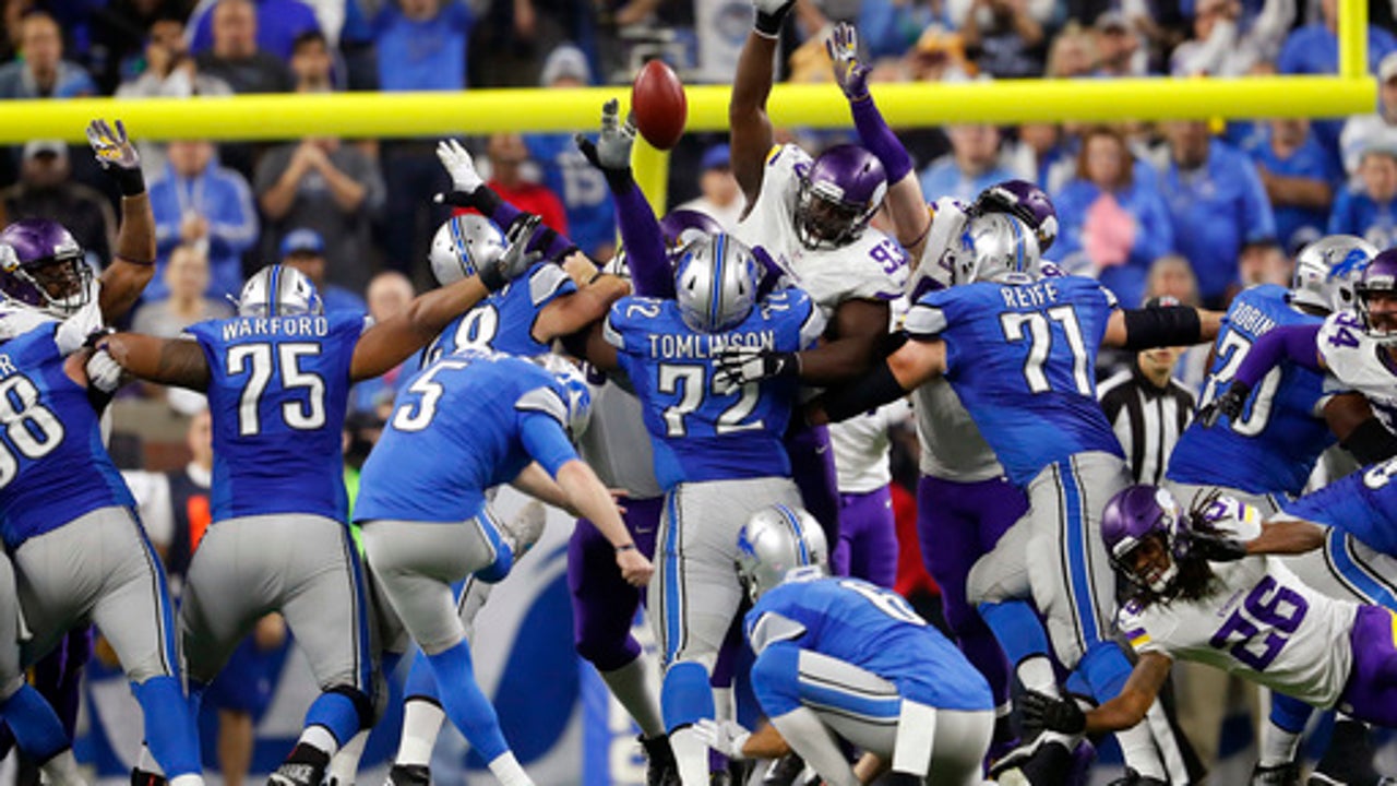 For second time this month, Lions edge Vikings late